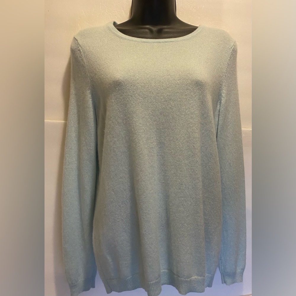 Talbots Mint Crewneck Sweater Soft Knit Versatile
